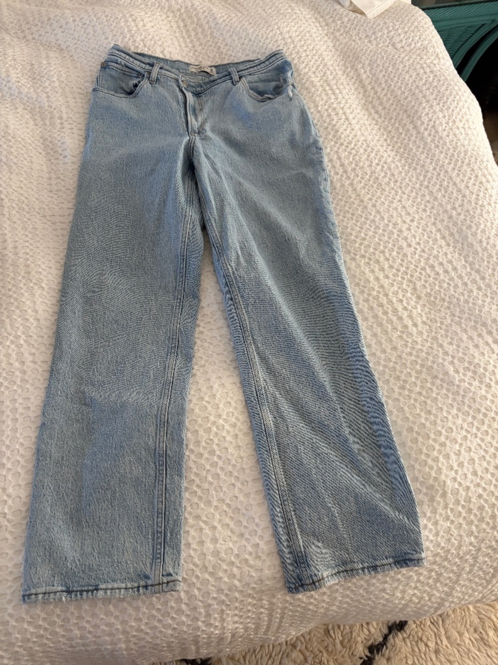Abercrombie & Fitch Jeans Size 30 Light Wash Straight Leg